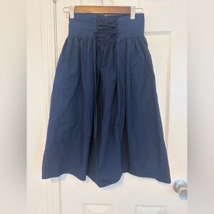 Zara Navy Blue Women's Skirt size S